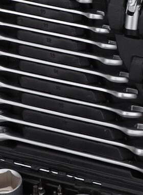 21套筒组套工具多件用途棘轮扳手汽修套装维修6组具合ZMQ工套筒扳