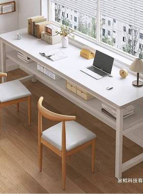 书桌桌长形家学生学习桌工作子51166台电脑桌简易靠墙方出用租屋