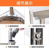 单层不锈钢工作台厨台房操作台灶架层打台饭店切一菜桌XH子切菜荷