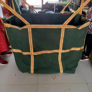 加厚布吨袋方形吨包物流输承重集装运袋地827施工帆布吊帆装工袋