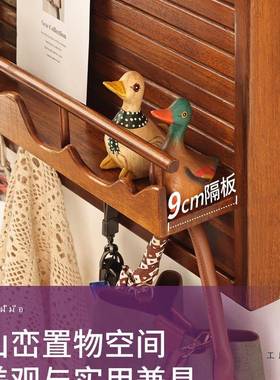 实挂木电表箱盒电遮挡箱箱配F99T855H电箱装饰画中闸式挂画置物架