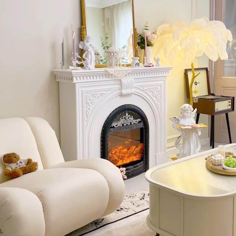 复古壁法炉式美仿真火焰欧式玄关取暖壁炉柜民宿装饰电视柜式756