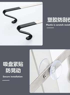 淋浴房置物架浴孔室洗手间凉冲房挂篮洗漱用品免打不锈纳钢XNH收