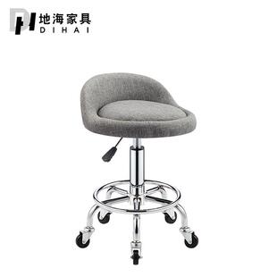 升降可旋酒吧吧不台椅子休056闲尚转大工凳靠背理时发椅锈钢大工