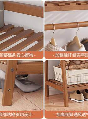 衣架简易家用小衣柜宿大衣橱儿童层64138收纳分衣服卧室舍柜子