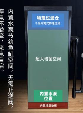 鱼侧滤水族菌箱周转瓜箱寿泰狮小兰鱼缸过滤器内置水泵LLP培净水
