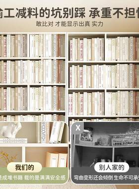 网红书架sg007002地置物架体学生家用收纳格子柜整子墙书柜储落物