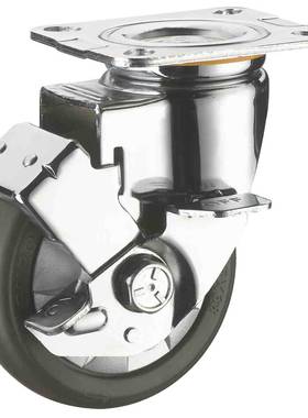 荣5动力C05S-04-6寸中重型PR静音工业定向向脚轮C05-0T4-10-412