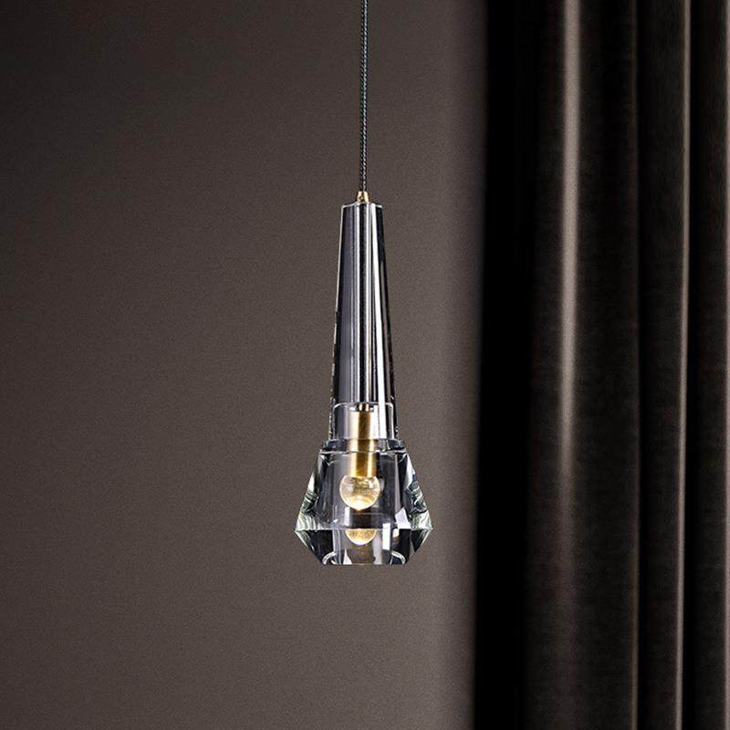 轻奢现代简约吊灯创意个性LED卧室床头长线灯吧台水晶单头小吊灯,节庆用品/礼品,新娘配件,淘宝优惠券,粉丝福利购,淘宝优惠卷