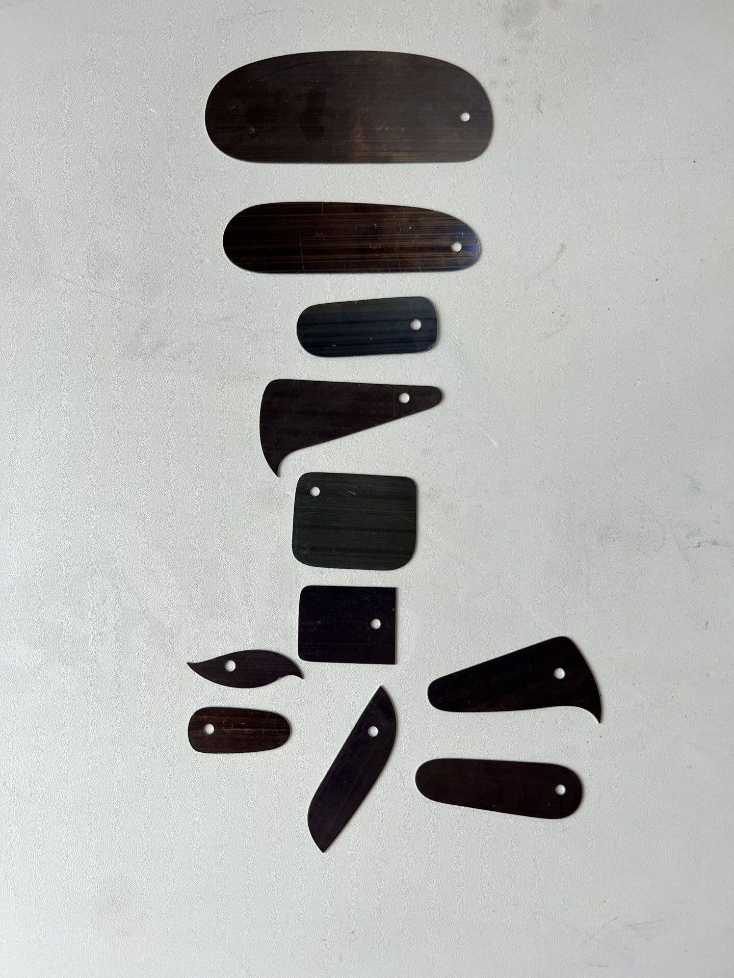 小提琴制作工具小提琴刮刀片一套十一件套提琴工具