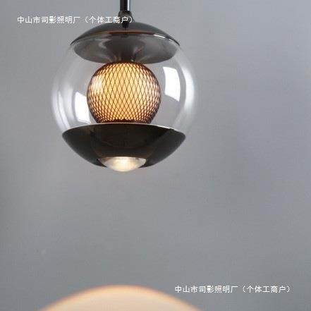 现代灯简约单头吊创头意复古工业风厅餐70243吧台透明灯罩床小吊,家装灯饰光源,智能吊灯,淘宝优惠券,粉丝福利购,淘宝优惠卷