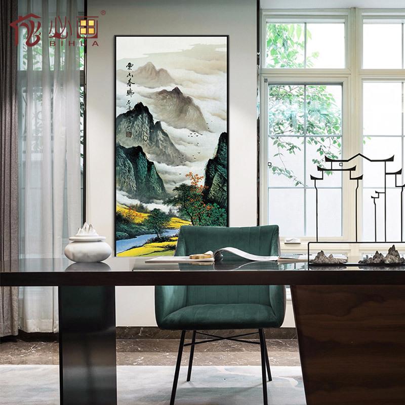 源式头工厂中式玄关画中水画新AXL-218入门玄关山装饰画茶室走廊