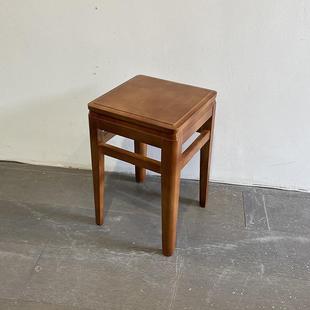 实木桌凳长方凳家用高方简凳课餐桌凳约客厅302板凳中式加舍厚宿