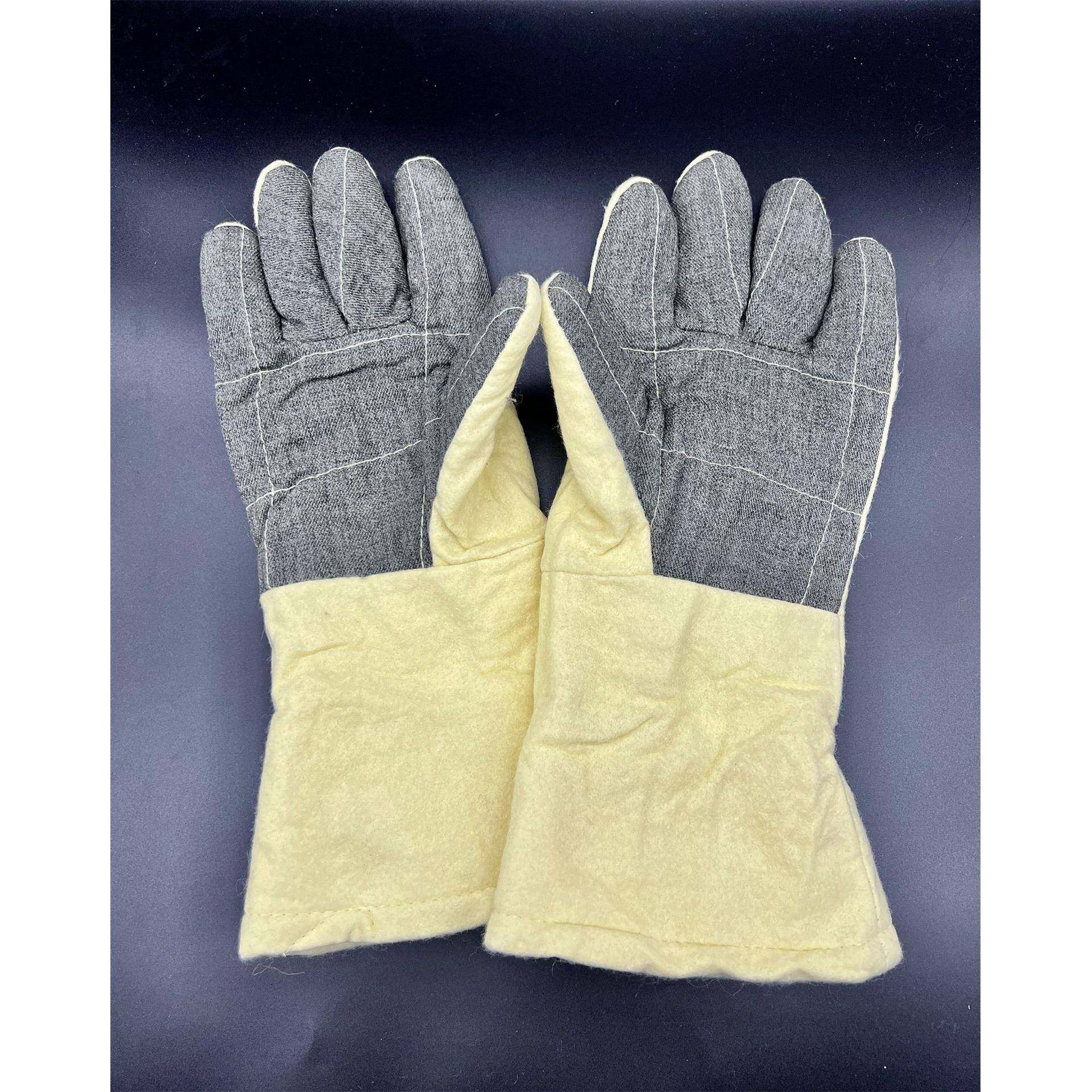 耐高182隔热套五指芳纶凯夫拉手护手套工业劳防保防护厂家现温货