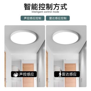 感应吸顶灯楼梯DBE走道灯楼道廊灯红外人体雷过达感控应灯智能声