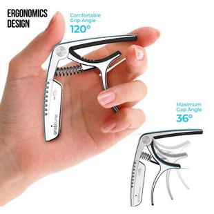 可充电吉NPV专校用音调铂瑞科吉他变调夹调音器变音夹他移夹创意