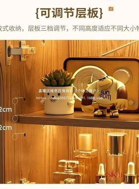 冬木机人床头柜带灯全器实木几侧54897置边柜客厅电视物边柜创意