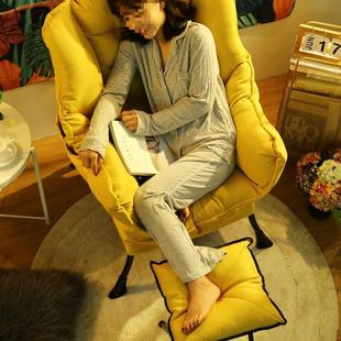 子懒人沙发单人背小沙发椅学生宿舍电脑室椅久坐休闲卧靠躺YFW椅