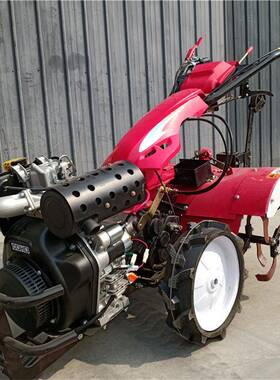 十马力田园FEV二管理机油旋电启动开柴沟培土机四驱前覆土机