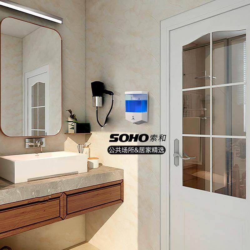 跨境大600ml容量自动感应皂液器智凝泡沫能299电动洗手液胶机工厂