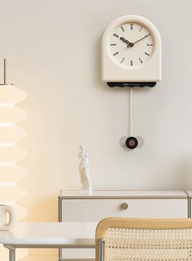 woom屋准法式奶油表风挂钟客厅oz现代钟简约大气装TYOS276饰时钟