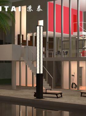 户外防水庭院花园lUFWe米d景观灯灯柱3小区墅道路高杆灯饰别广场