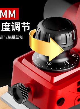 德国红松锂电电刨工电刨手提家用多刨功能小木型OUN充式电动子台