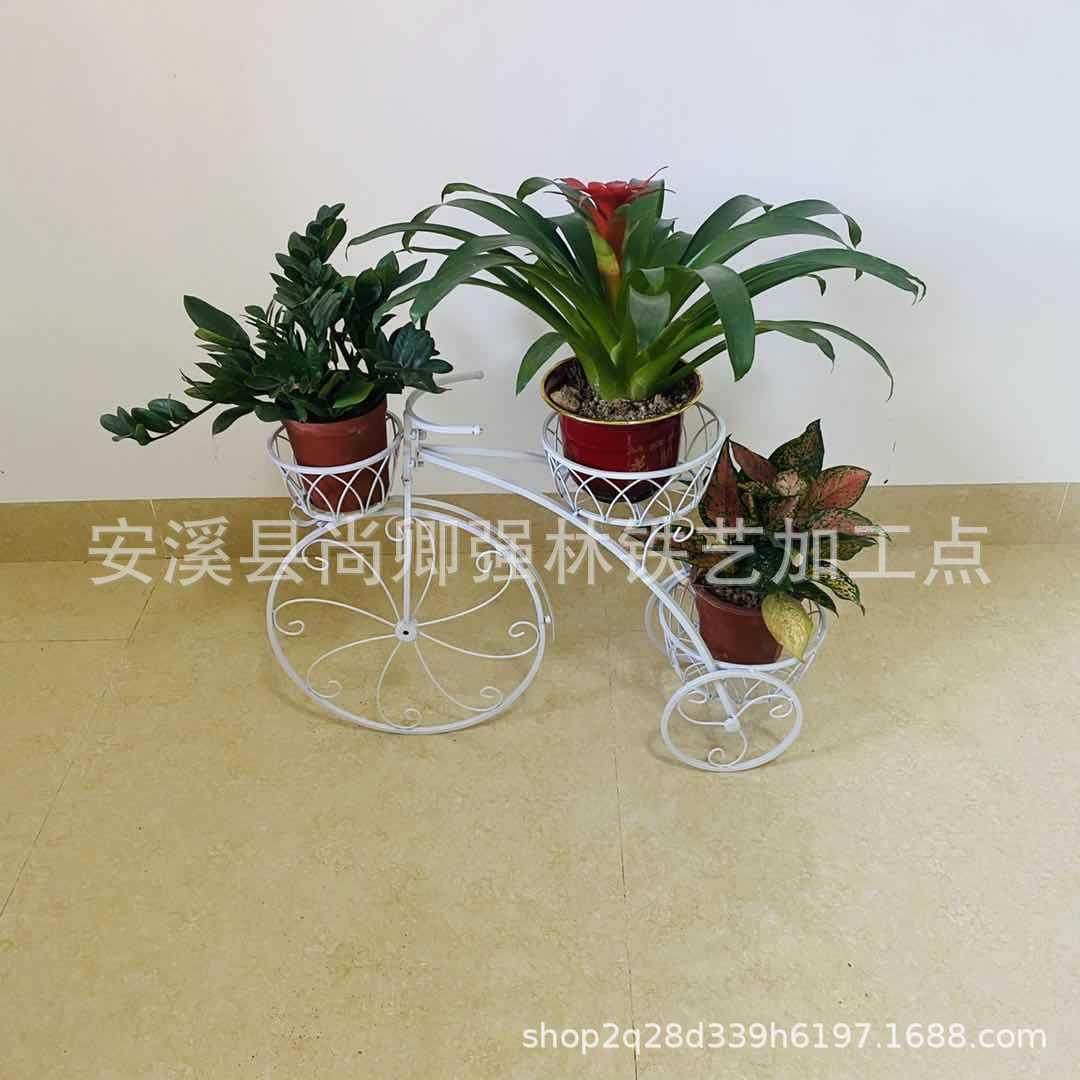 厂家直销新款自行车花架田园铁风景铁艺艺花架盆阳无品牌/台花架