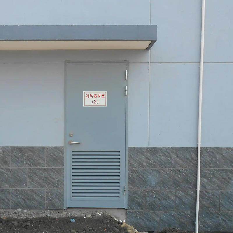变火压器门可带百叶窗合带页钢制防门264大型门百叶通风口