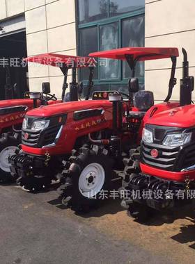 50马力果园大棚拉机拖多四小型HUI驱拖拉机多功能四缸轮旋耕机
