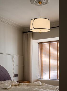 呈式法式15232中古复古卧室灯吊灯主卧主灯日奶油风旭房房间布艺