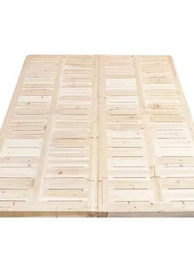 7T杉木床.垫实木硬板床板护209腰米木人板1.815米定制折叠双床架