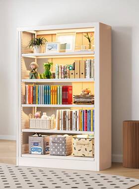 钢架家用多层加厚落物地书柜儿童玩具书收纳架书本储置002015物制