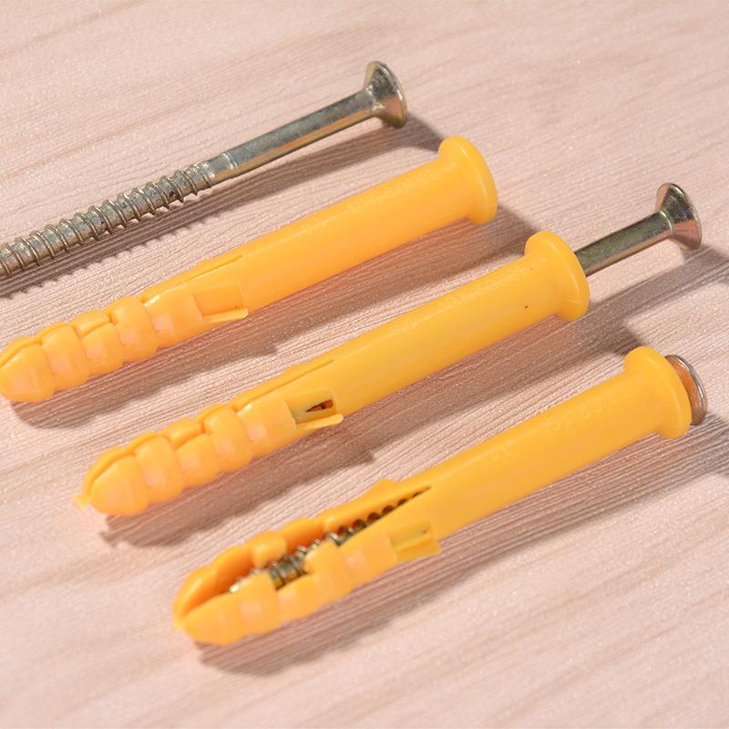 R小黄鱼料0*100塑料胀钉塑料胀栓779塑膨胀螺丝小鱼黄锚固1钉