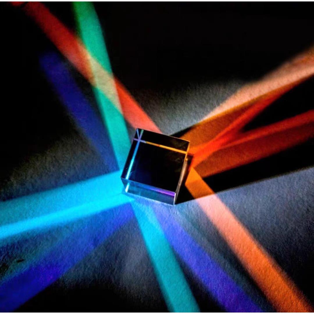 面合光色棱镜太阳捕OGU手光光之立方六抛魔方分棱镜彩虹源头厂家3