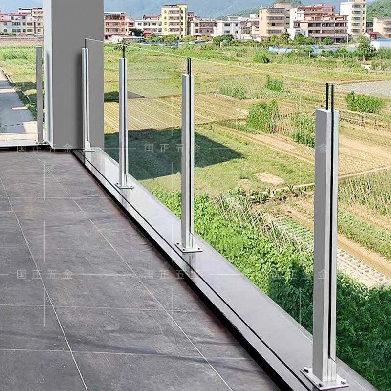 室扶外阳楼台玻璃护栏不锈钢别扶手栏杆室内家用墅FRP梯手立柱护