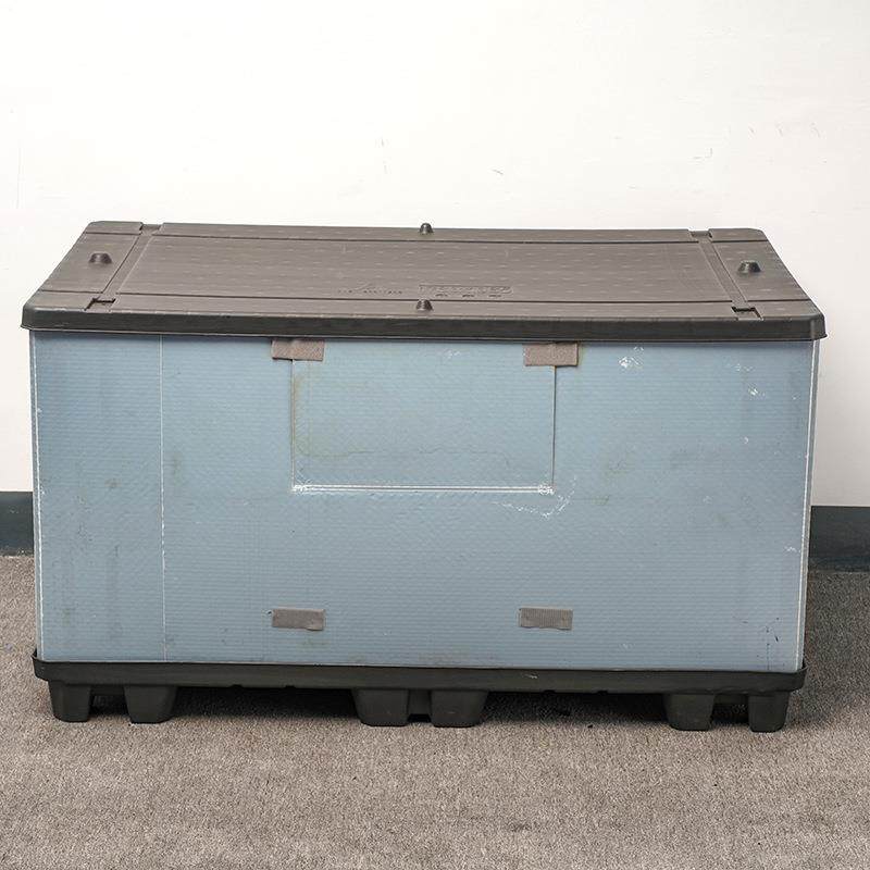 150*113州汽车8零部惠件0压铸围板箱非标可折叠物KXM流包装周转箱