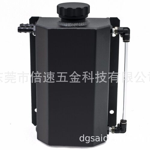 跨境厂家汽车改装2L方型机油透气壶机油壶副水箱废气管改装透气壶