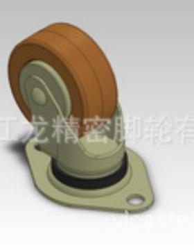 寸定万向2820E-01尼龙轮镀彩货锌机场输送机拣3甲板航空运运输传