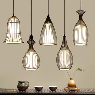 新中式火锅店吊灯中国风创意个性店铺商用奶茶店餐厅茶楼茶室灯笼