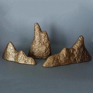 欧式家居饰品客厅办公室树脂摆件装饰工艺品树脂山峰摆件