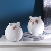 陶瓷存钱罐创意卡通男女孩储钱罐可爱儿童硬币储蓄罐只进不出可取