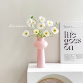 高级感创意云塔设计玻璃花瓶水养鲜花插花客厅餐桌电视柜装 饰摆件