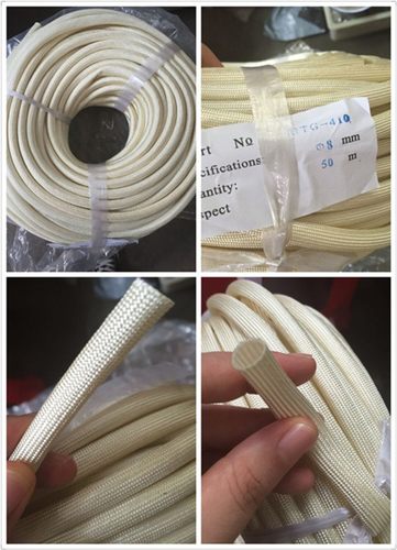 7mm定纹管 玻璃纤维管 耐高温套管 绝缘布线 热定型管 100米