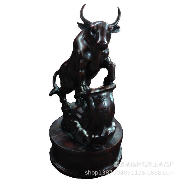 供应铜雕十二生肖牛雕塑金属工艺品园林景观落地装饰摆件工艺品