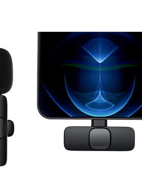 适用无线麦克风领夹式直播拍视频主持人领夹收音小M21