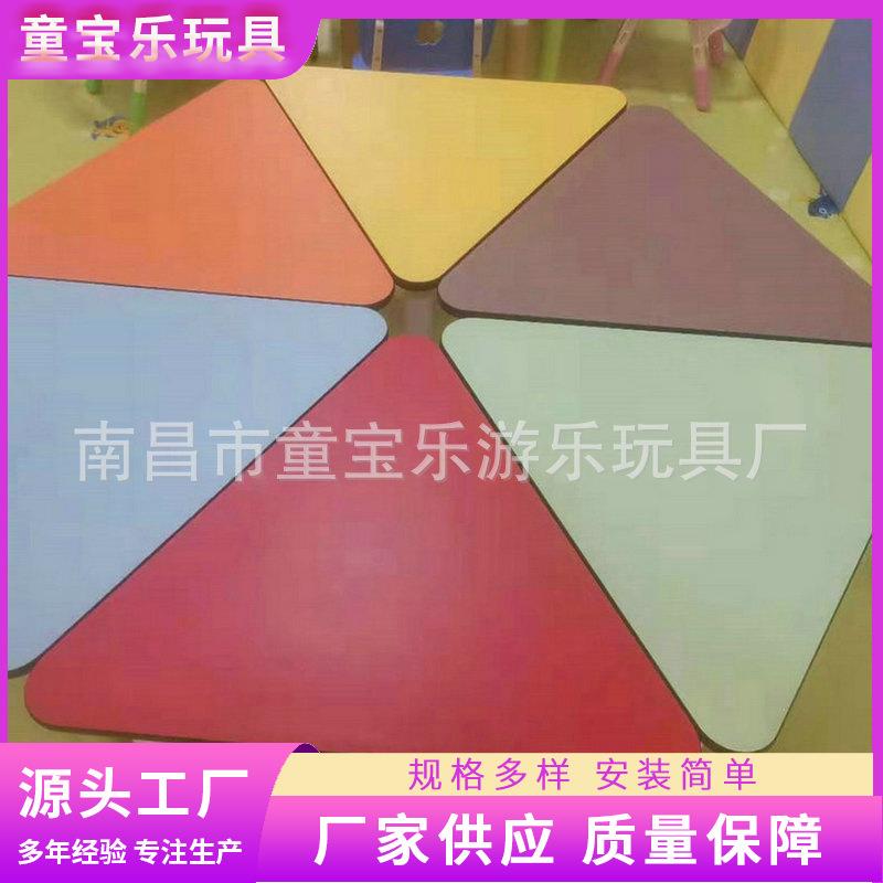 幼儿园教室用早教塑料写字桌椅课桌组合儿童家居套装生产