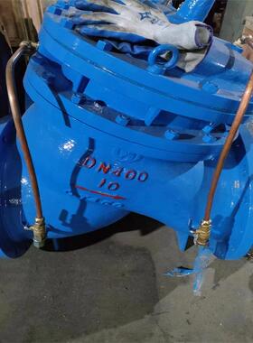 JD745X-16CDN350防止开泵不锤和停泵倒流与水锤对供水管路