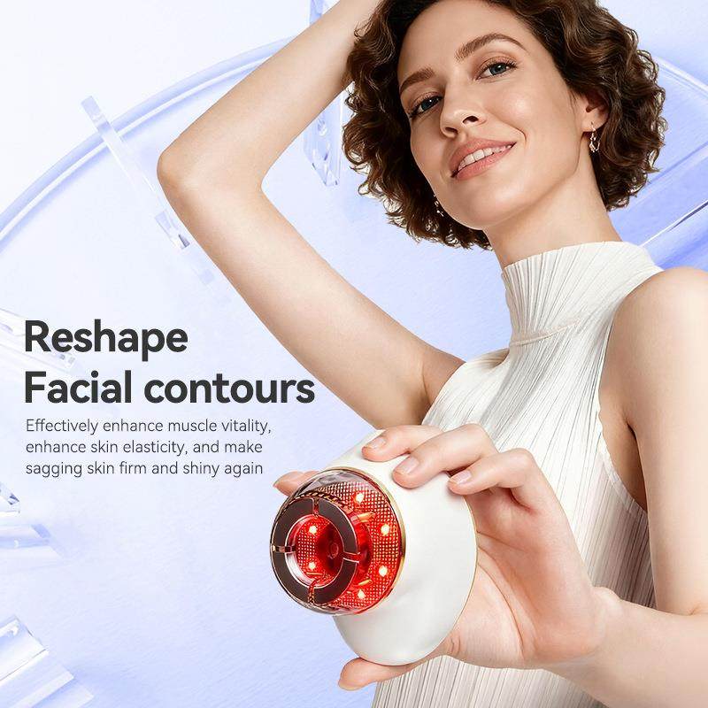 家用导入美容仪红光美容仪提拉紧致仪器多功能脸部电动按摩导入仪