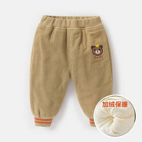 新品儿童秋冬裤子灯芯绒